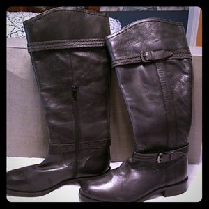 Tall Leather Boots